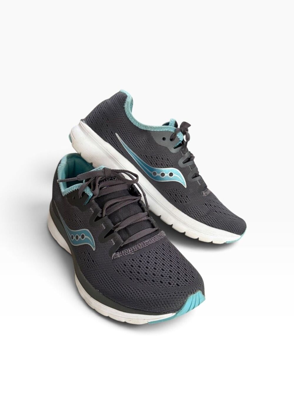 Saucony Versafoam Flare Women’s Running Shoes Grey Teal Size 7.5